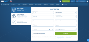 آموزش ثبت نام در 1Xbet + روش های مختلف