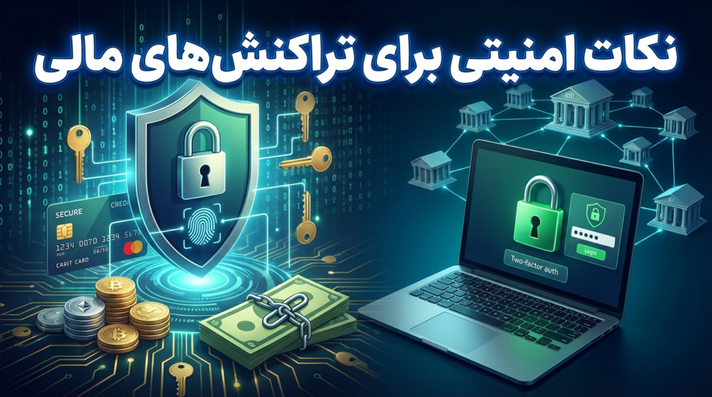 نکات امنیتی برای تراکنش های مالی